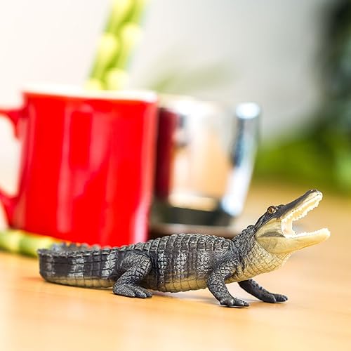 Miniatura 6 de Safari Ltd. Figura de cocodrilo – Figura realista de reptil de 6 pulgadas – Juguete educativo para niños, niñas y niños a partir de 3 años