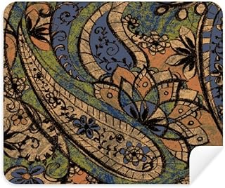 Classical Lotus Fish Pattern Cleaning Cloth Screen Cleaner 2pcs Suede Fabric