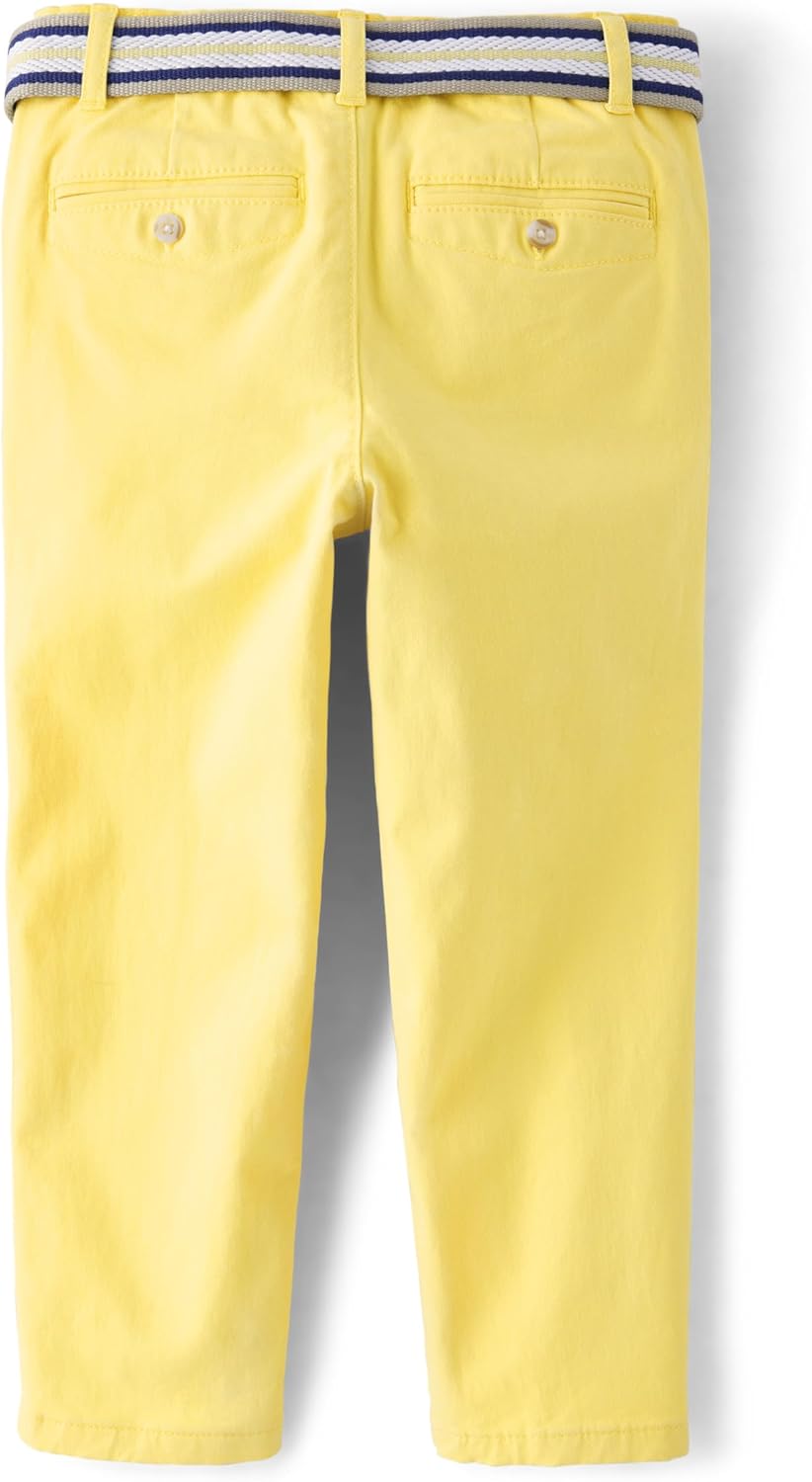 Gymboree Boys' and Toddler Belted Chino Pants - Picture 32 of 32