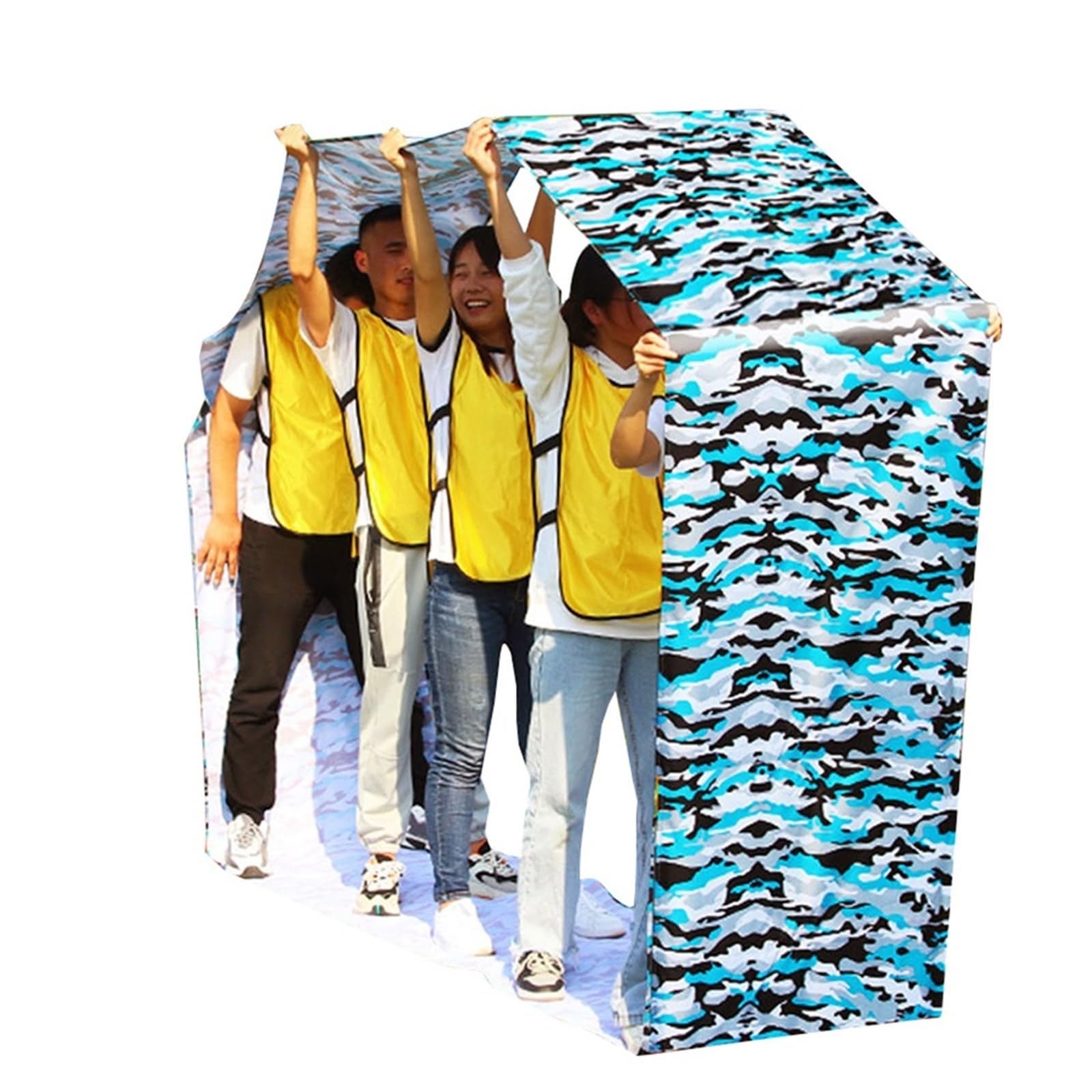 Juegos de Team Building, Tapete for Correr IEOWY for Juegos de Team Building, tapete Impermeable Tela Oxford con Ruedas, Equipo Deportivo for Actividades Aprendizaje en Grupo(Adult 6M/20FT)