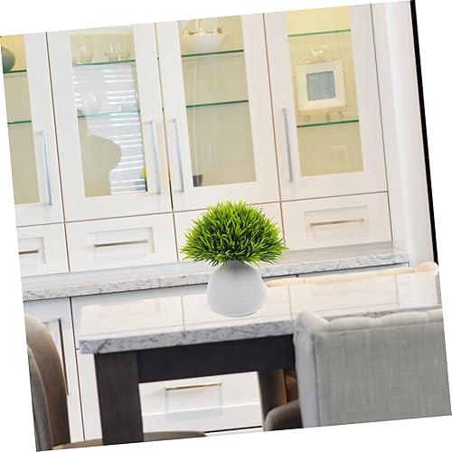 Miniatura 4 de ABOOFAN 4pcs Hand Drawn vase Desk top Decor Mini Diffuser Dining Room Table Decor Terrarium Ceramic Desktop Vase Small vases Simple Design Flower