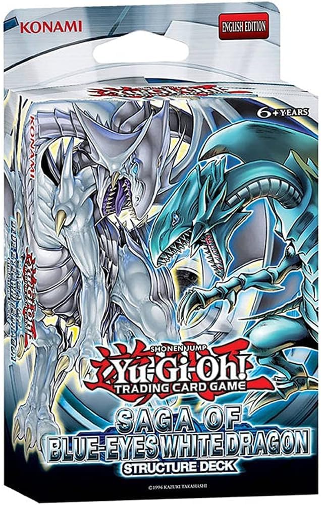Amazon.com: 5Star-TD YuGiOh 3X Saga of Blue-Eyes White Dragon