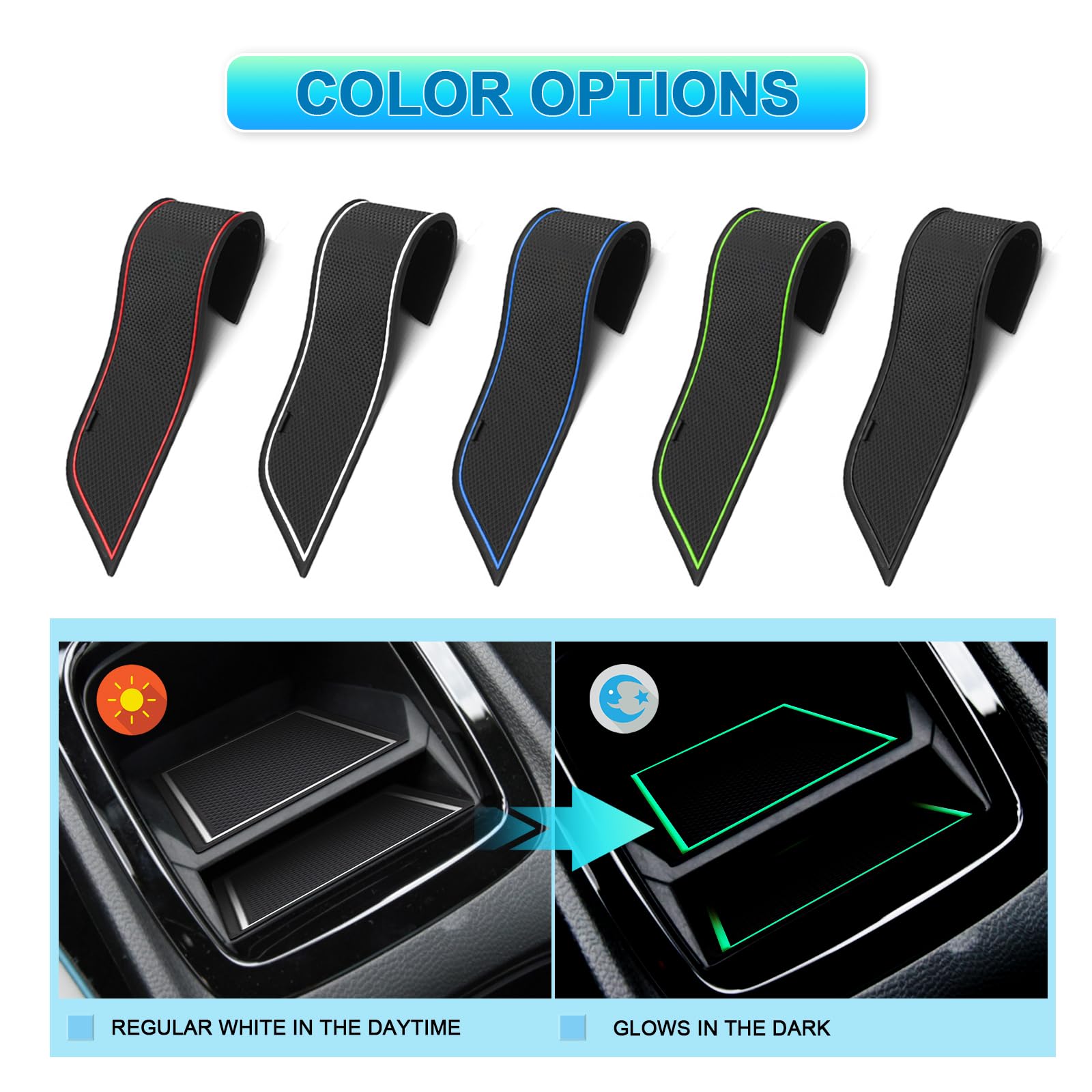 CDEFG Tappetino Antiscivolo Antipolvere Antigraffio Compatibile con Fiat 500 / Abarth 595 Tappetini in Gomma Portabicchieri per Interni Auto Accessori