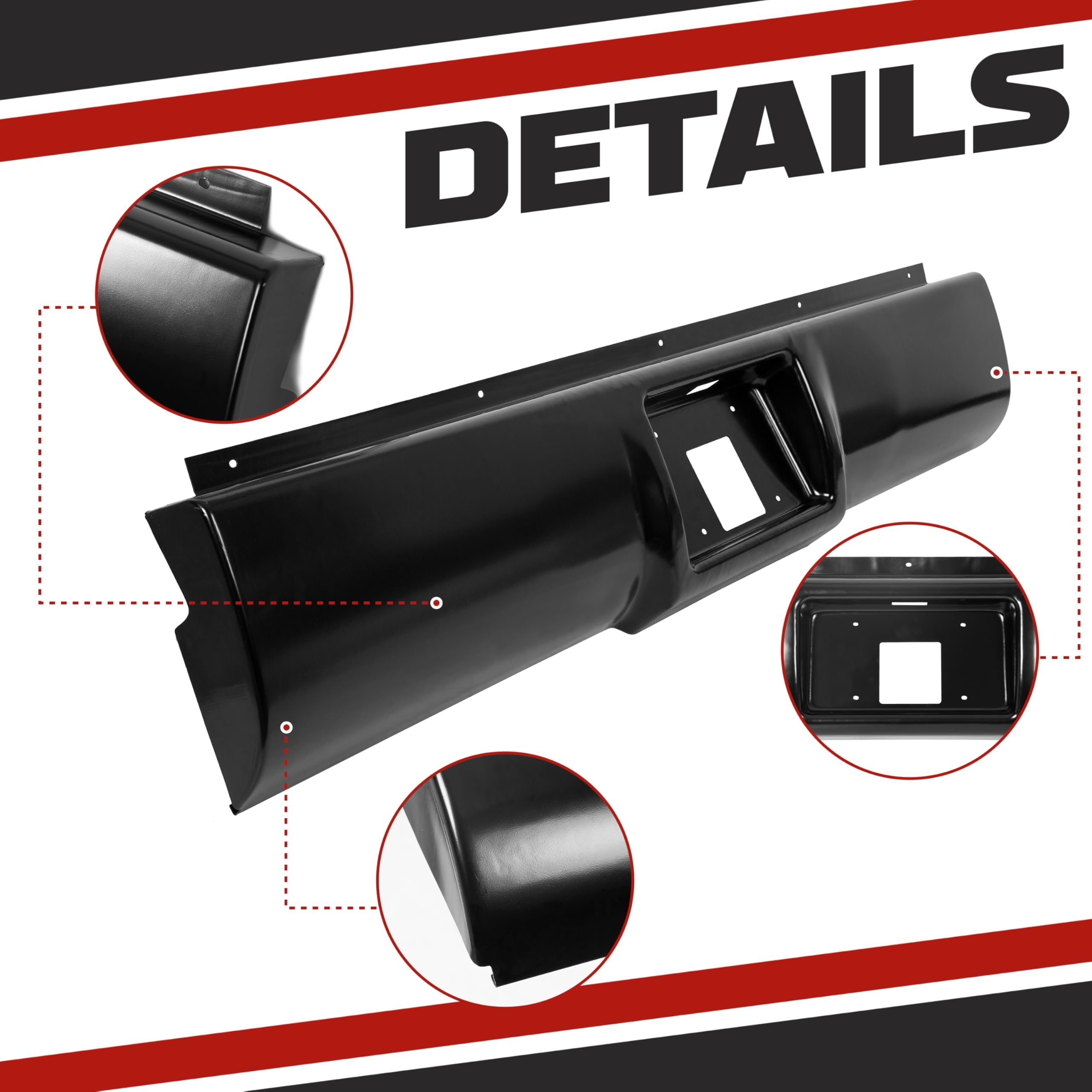 N-Dure Steel Roll Pan For 92-99 Chevy GMC Suburban C1500 C2500 K1500 K2500 - Primed