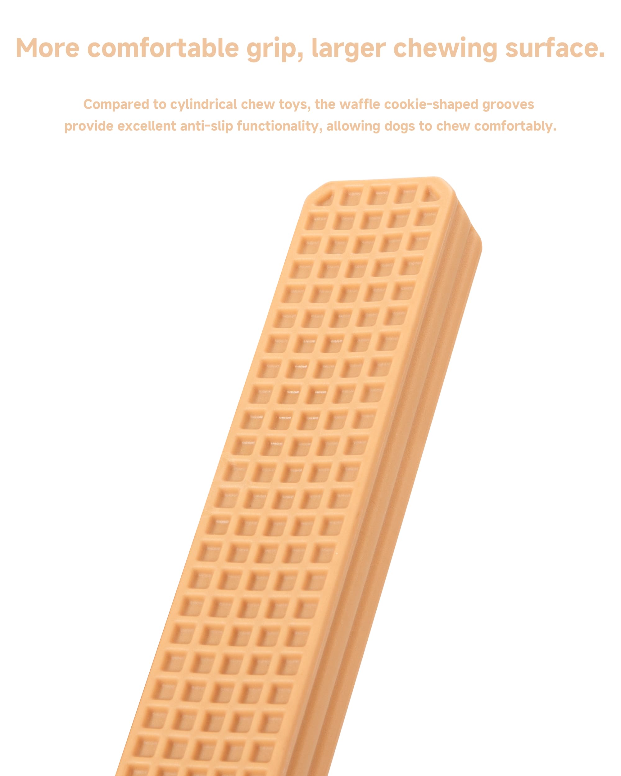 Juguete masticable dental grande para perro, paquete de 3 unidades