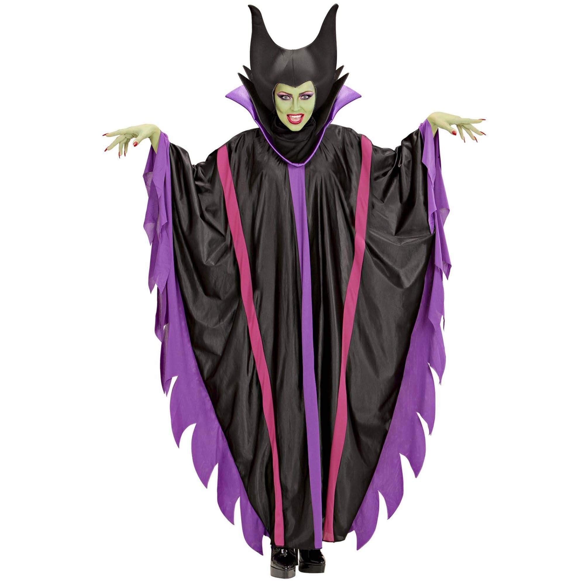 WIDMANN MILANO PARTY FASHION - Disfraz Malefizia, vestido, bruja, hada malvada, Halloween, carnaval