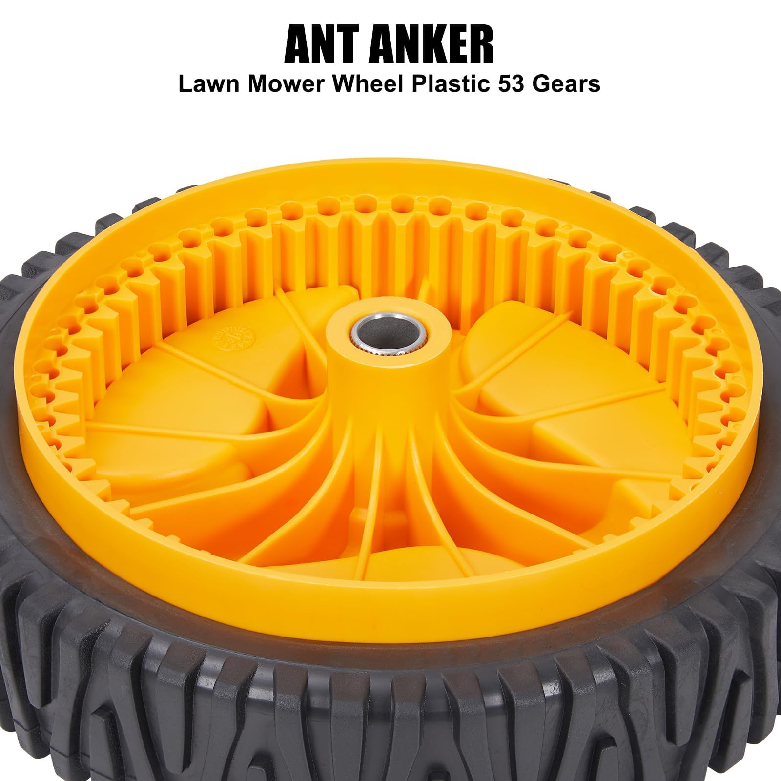 Ruedas para cortacésped para cortacésped Craftsman 194231X460 401274X460 583719501, paquete de 2 ruedas autopropulsadas de 8 pulgadas x 1-3/4 reemplazan AYP amarillo