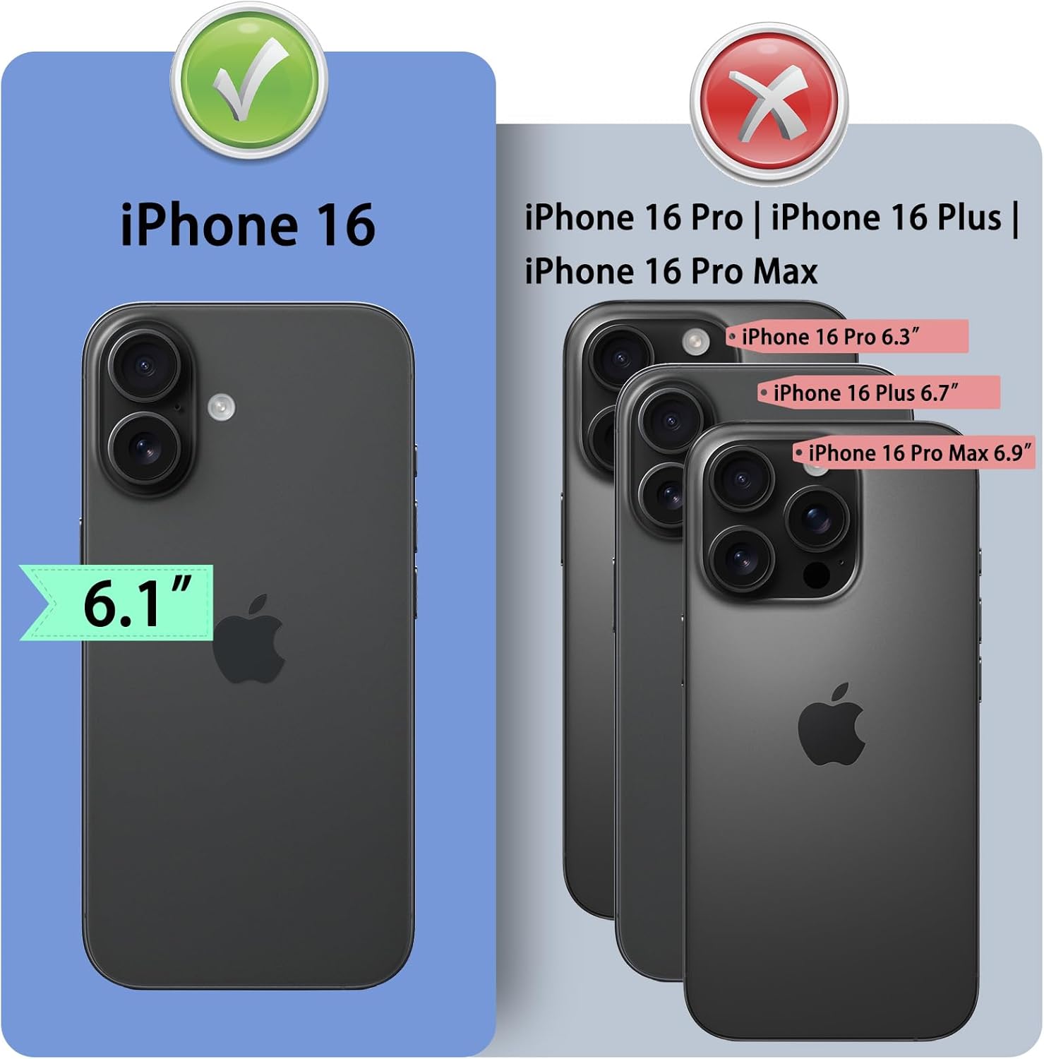 DuckSky Compatible with iPhone 16 6.1" Genuine Leather Wallet case【RFID Blocking】【4 Credit Card Holder】【Real Leather】 Flip Folio Book Phone case Protective Cover Women Men for Apple 16 case Wine Red