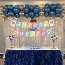 Rozi Decoration Aqiqah Mubarak Hanging Banner Decor For Aqiqah Mubarak Celebration Party Kids, Boys, Girls, Adults Pack Of 1 Banner, Orange gallery image