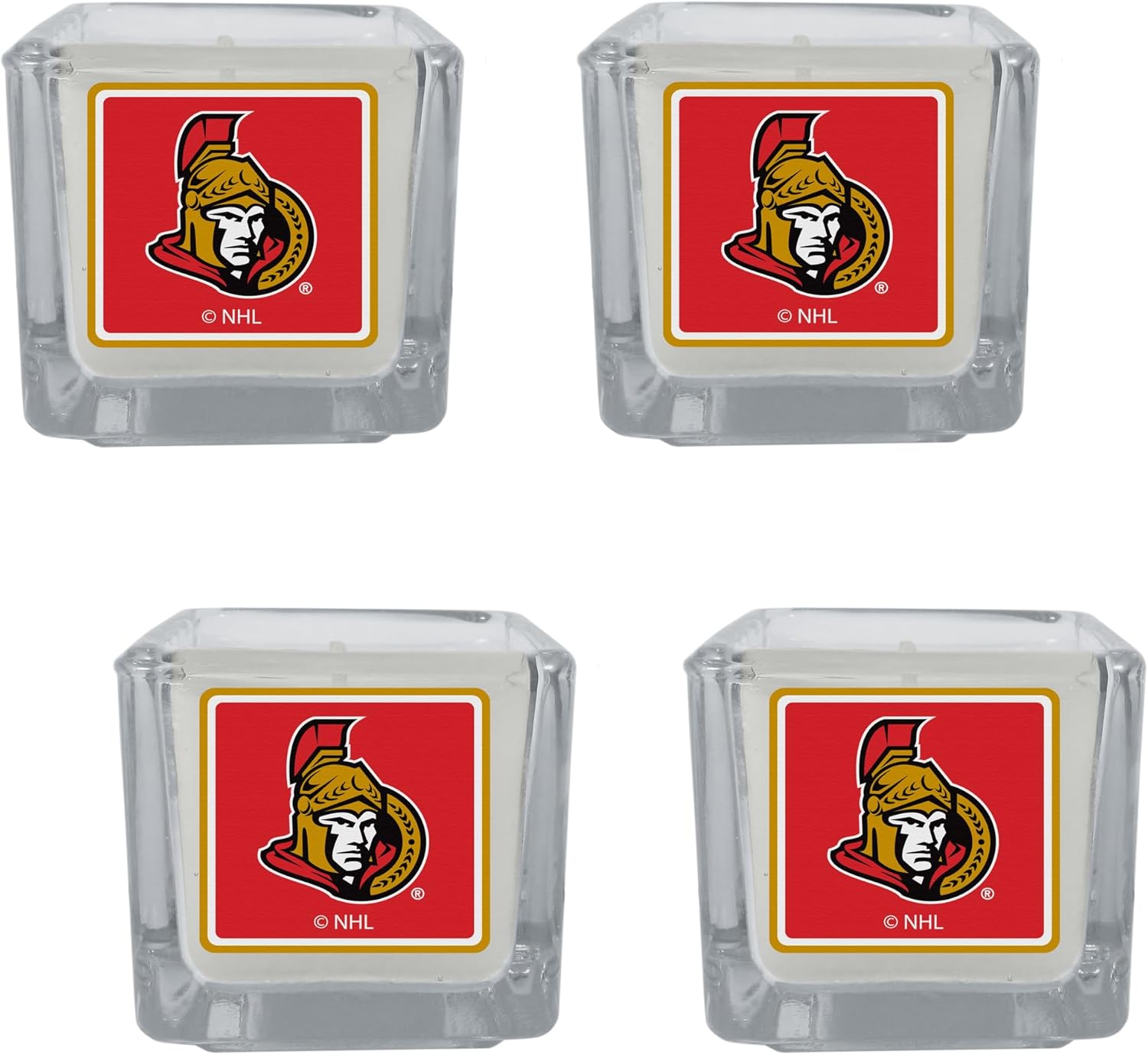 Siskiyou Sports NHL Ottawa Senators Scented Candles, 4 pk One Size, Team Colors