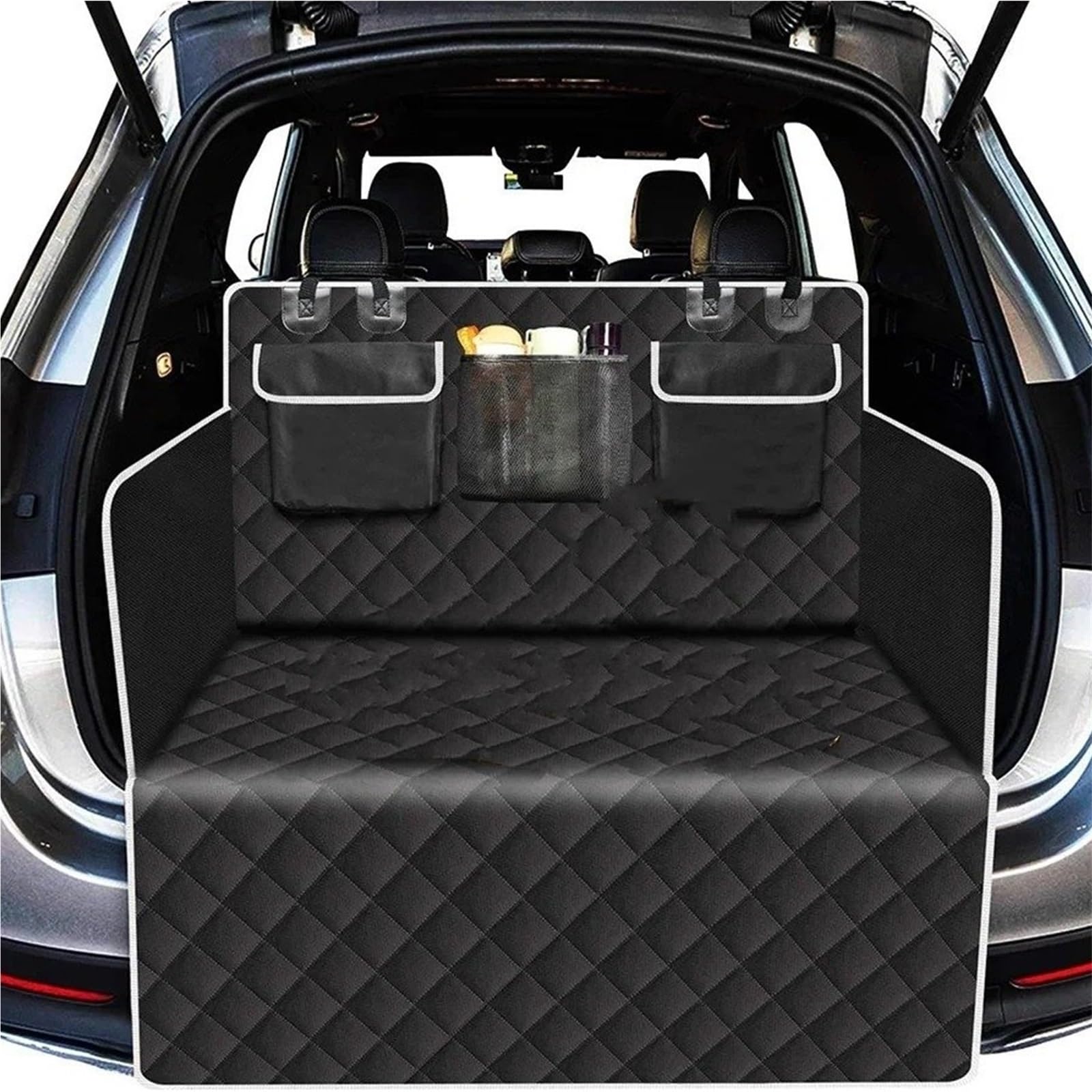 Bandeja Maletero Funda Impermeable para Asiento De Coche Y Forro para Maletero, Alfombrilla Tela Oxford Resistente Al Desgaste