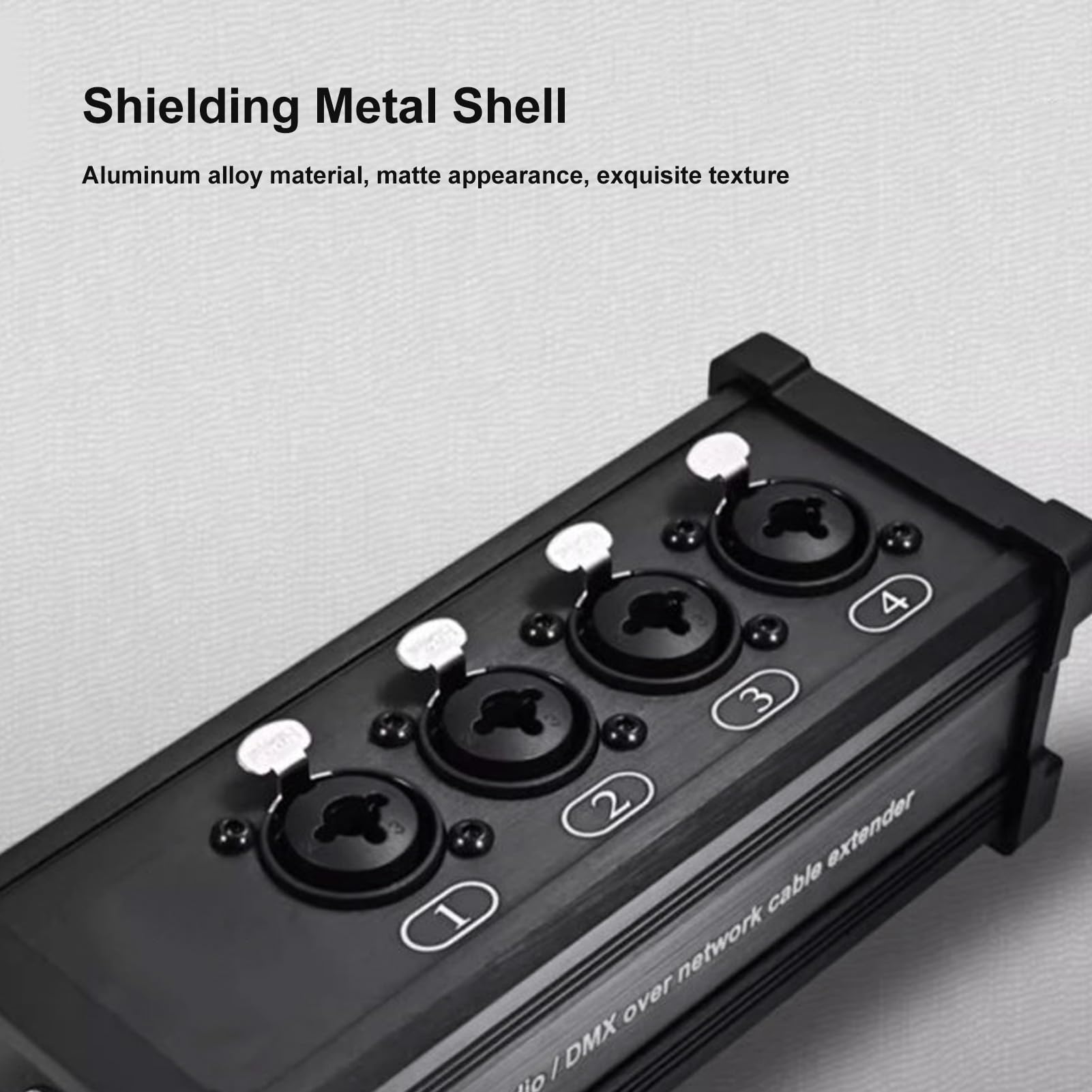 4 Channel Sound Transmitter, with Common Ground Interference Isolation, Noise Reduction and Isolation Effect for Indoor and Outdoor Environments