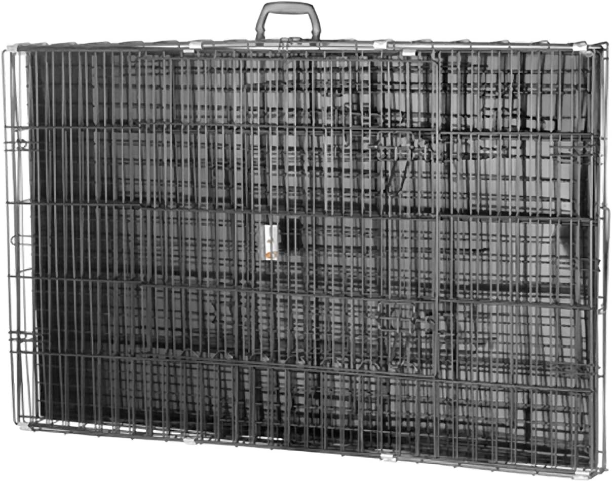 Portable 42" Folding Pet Crate Kennel Wire Cage for Dogs - Cats or Rabbits