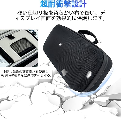 Miniatura 4 de XINGFUDAO Console EVA Case compatible with ASUS ROG Ally X 2024 ROG Ally 7" 120Hz Gaming Handheld, ROG Ally Game Console Organizer with Large