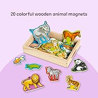Vista 6 de 20 imanes de madera Melissa & Doug, Multicolor