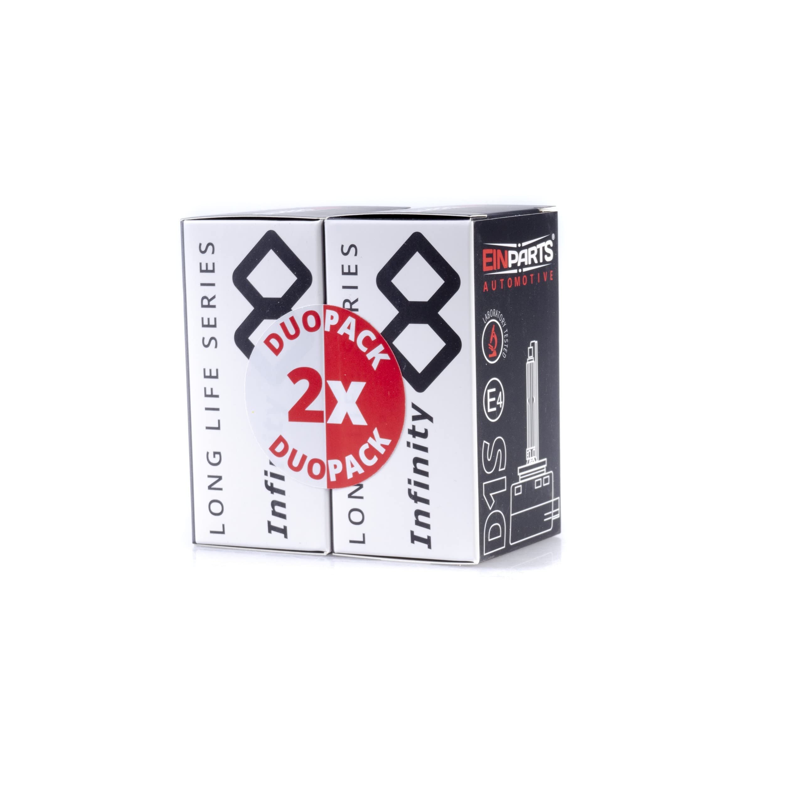 EinParts 85V 35W D1S Żarówki Xenonowe HID Longlife 5000K 3100LM Homologacja E4, Podstawa PJ26.4t, 2szt