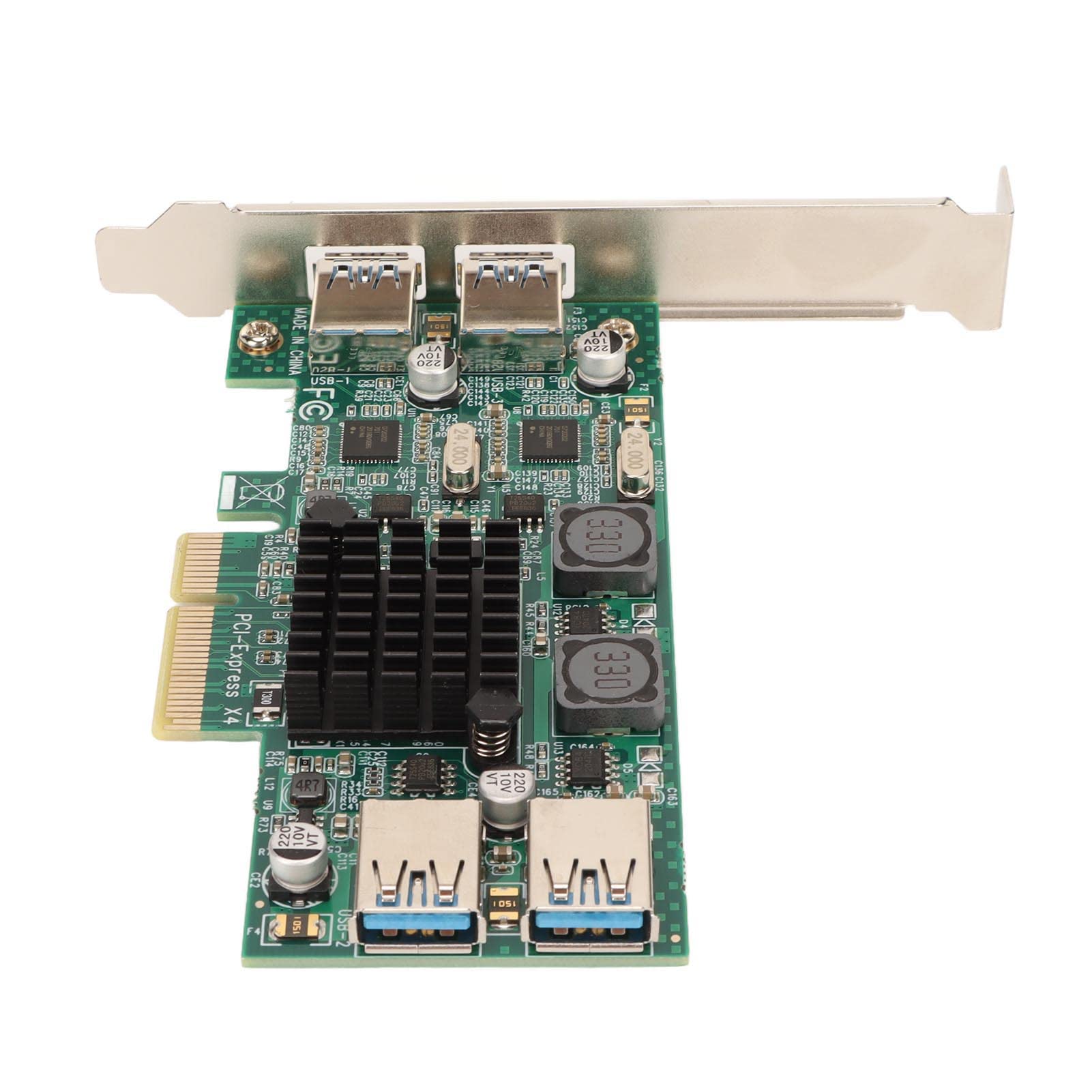 Karta rozszerzeń USB 3.0 PCIe 4 Porty Szybka Transmisja do Komputera USB