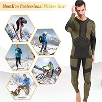 Vista 5 de Conjunto de ropa interior térmica para hombre, equipo de invierno, capa base, pantalones largos