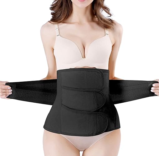 Gepoetry Postpartum Girdle C-Section Recovery Belt Back Support Belly Wrap Belly Band Shapewear