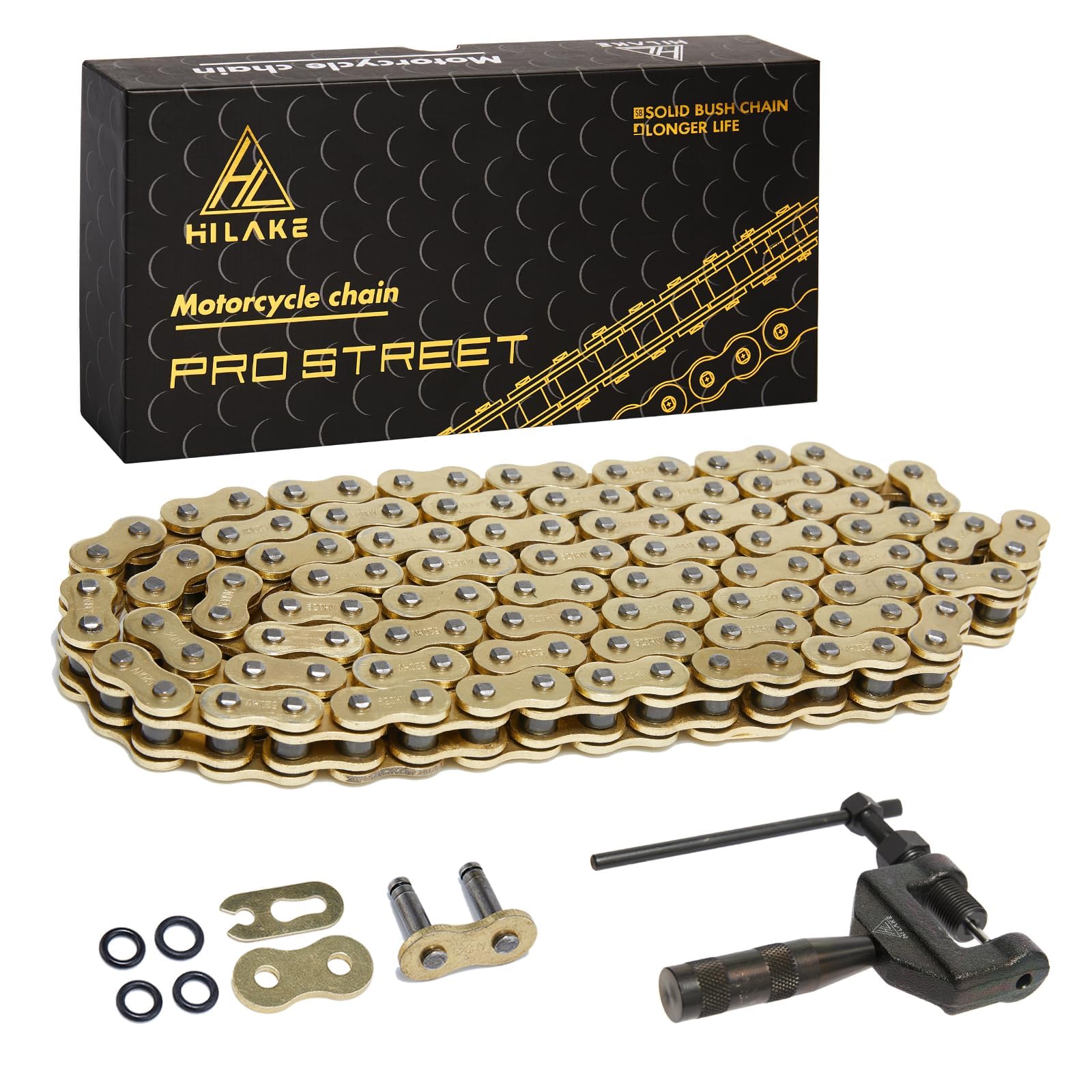 Amazon.com: HILAKE 520 Motorcycle Chain 112 Links O-Ring with