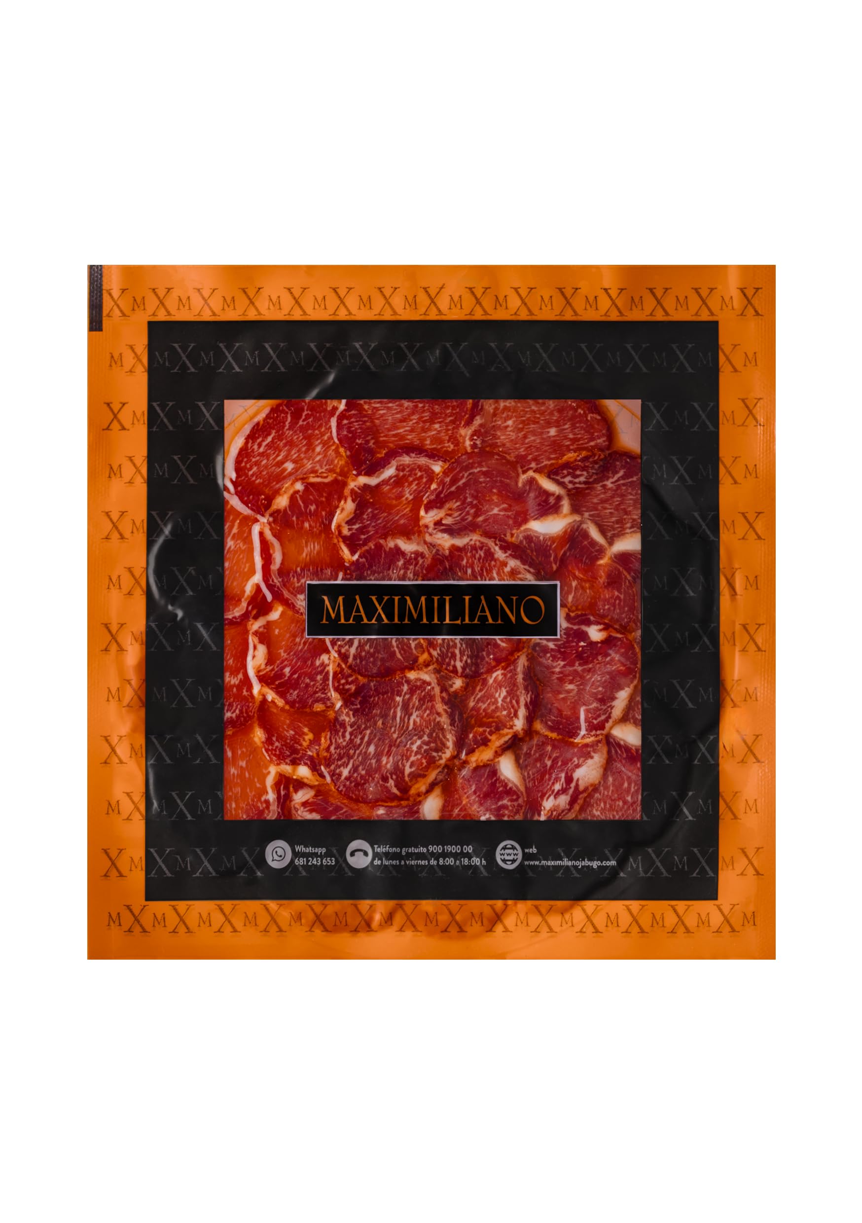 Maximiliano Jabugo - Lomo de Bellota 100% Ibérico | Estuche 80gr Loncheado | Adobo Tradicional con Pimentón | Curación Natural en Jabugo | Embutido Ibérico Gourmet
