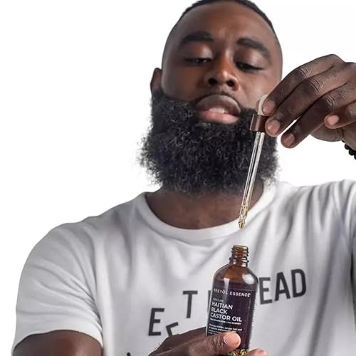 Miniatura 6 de Kreyol Essence - Aceite de ricino negro haitiano – Dúo de menta y romero, 2 onzas líquidas y 3.4 onzas líquidas