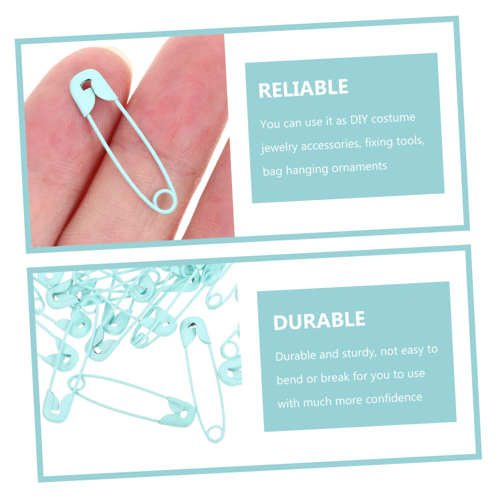 Tofficu 500stücke Sicherheitsnadeln Schmuck Und Handwerk Praktische Und Langlebige Anstecker Für Kleidung Und Bastelprojekte Für Kreative Designs Und