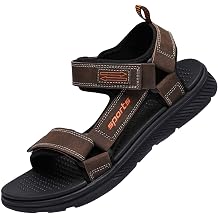 Eliogn Mens Sports Sandals Arch Support Open Toe Trail Outdoor Hiking Sandals Beach Sandals Summer Water Shoes