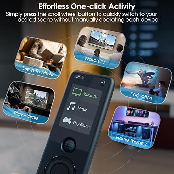 SofaBaton X1S Universal Remote with Hub and App, All in One Smart Universal Remote Control with Customize Activities for IR/Bluetooth/WiFi Devices, Compatible with Alexa &Google Assistant