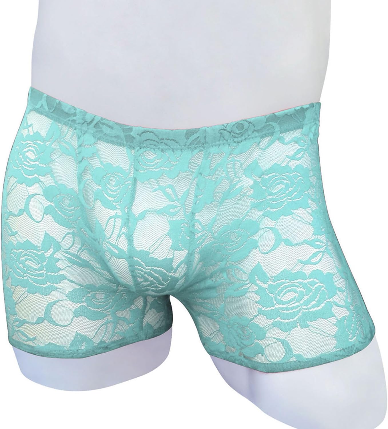 Men's Lace Boxers Underwear Seamless Lace Design with Low Waist Sexy and Comfortable Mens Under Panties