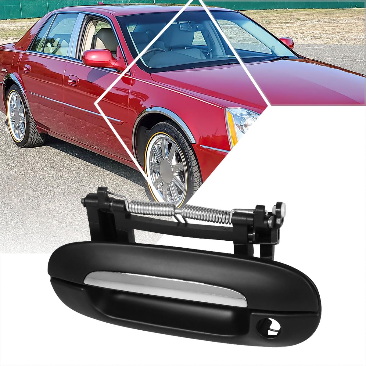 Amazon.com: Front Left Driver Side Outer Door Handle w/Keyhole 