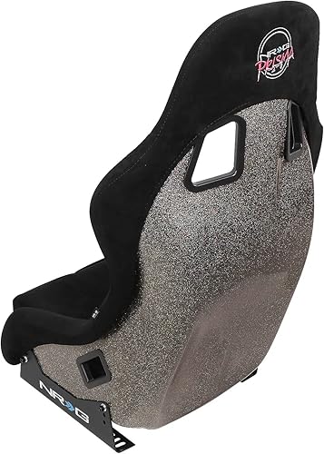 Vista 68 de NRG Innovations NRG-FRP-303RD-ULTRA Asiento universal de carreras con respaldo fijo con adaptadores de montaje lateral para arneses de 6 puntos