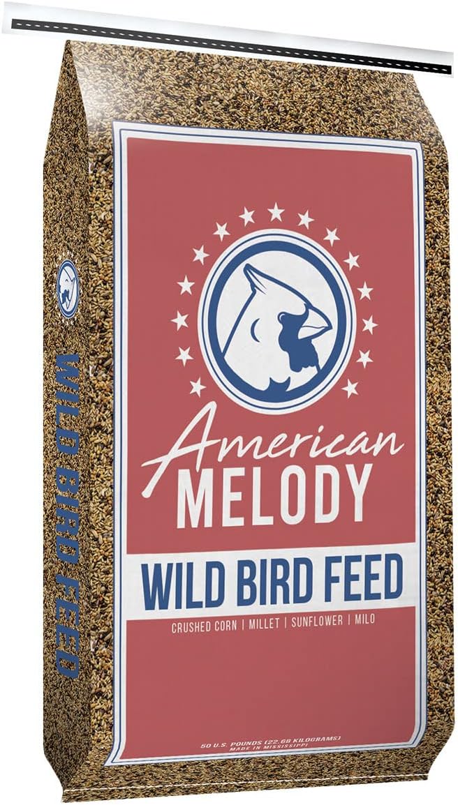 AMERICAN MELODY Wild Bird Feed - 50 Pound Bag