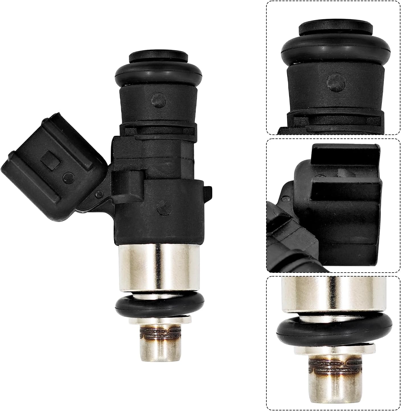 8PCS 1250cc 120LB High Impedance Fuel Injectors Compatible with LSA LS3 LS7 GM V8 Engines For GM Ford For Hyundai Genesis V6 2009-2012