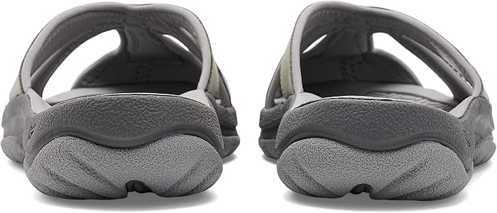Женские сандалии KEEN Bali Leather Slide, цвет: Оливковый — фото 4