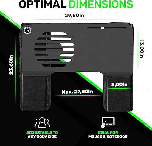 Miniatura 4 de Couchmaster CYBOT - Escritorio ergonómico para cuadernos o equipos inalámbricos, incluyendo almohadas, alfombrilla de mouse