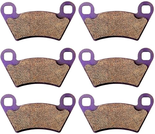 SCITOO FA354 Pastillas de freno para Polaris Brutus 2013-2014 pastillas de freno traseras de fibra de carbono