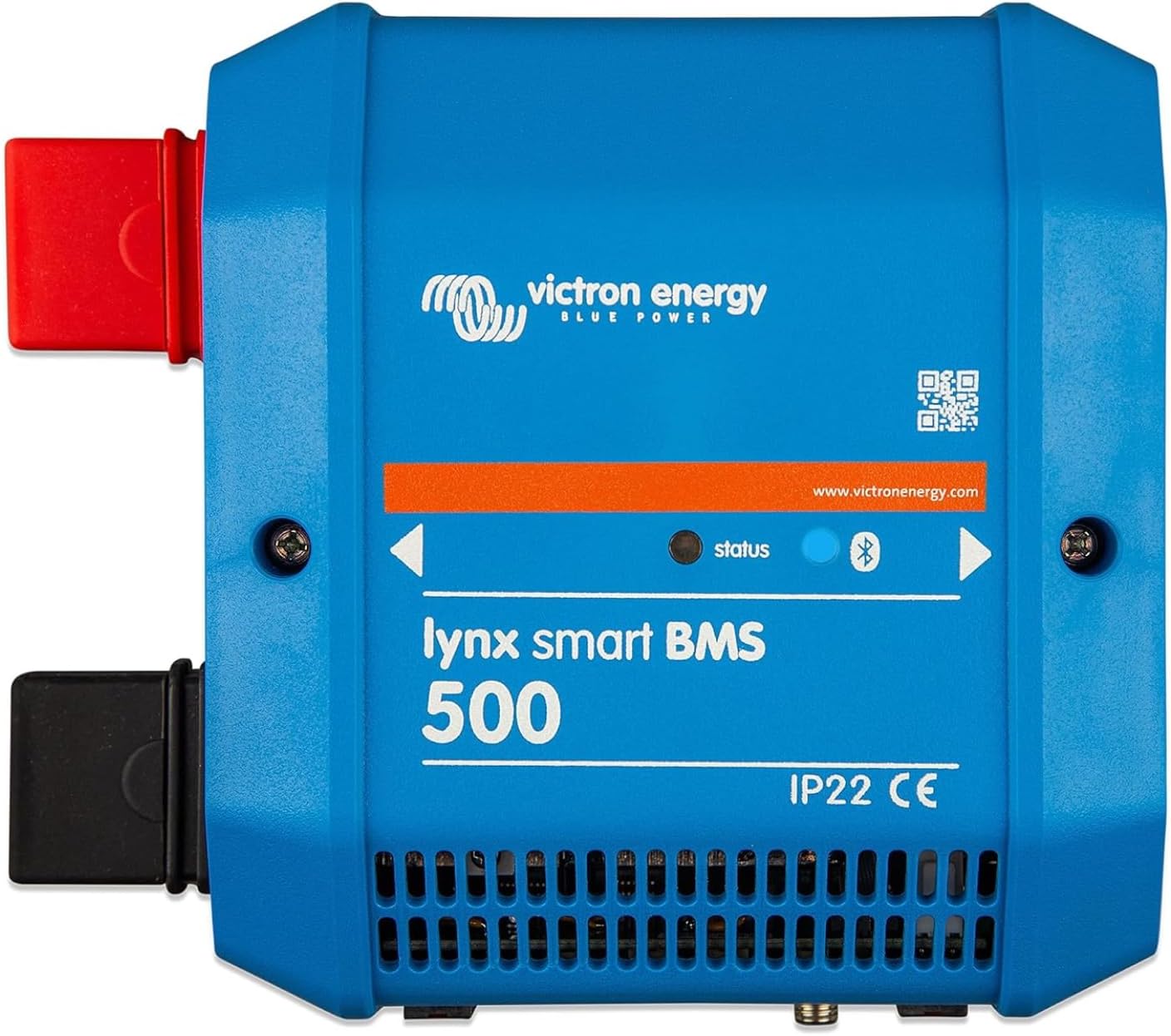 Lynx Smart BMS 500 M8 – Battery Management System for Smart Lithium Batteries, Bluetooth Monitoring, 500A Shunt, Pre-Charge, Contactor, Blue