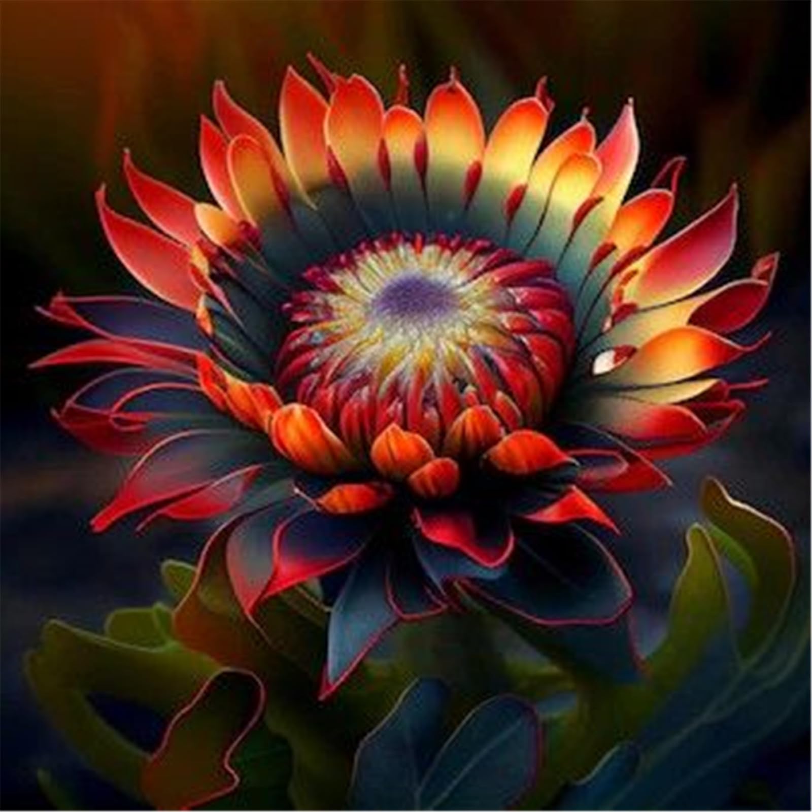 Greening Flower, Natural Organic, Dahlia Bulbs, for Containers, Rare Plants, Easy Plant, Strong Plant, Now UK, Excellent Display, 4bulbs-I