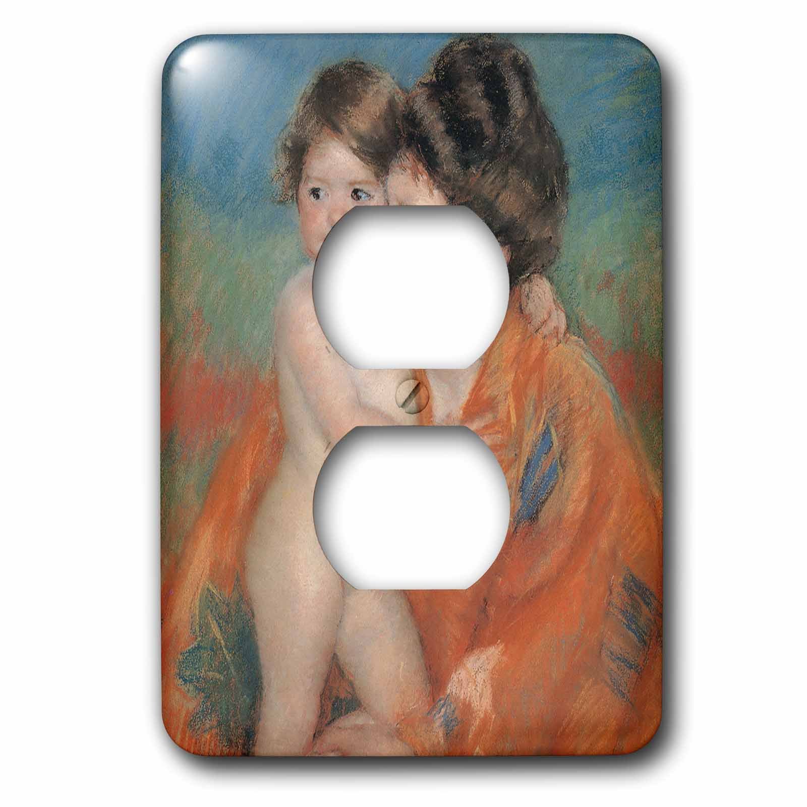Femme avec Outlet 3dRose cache-prise design et plaque décorative pour rénovation intérieure