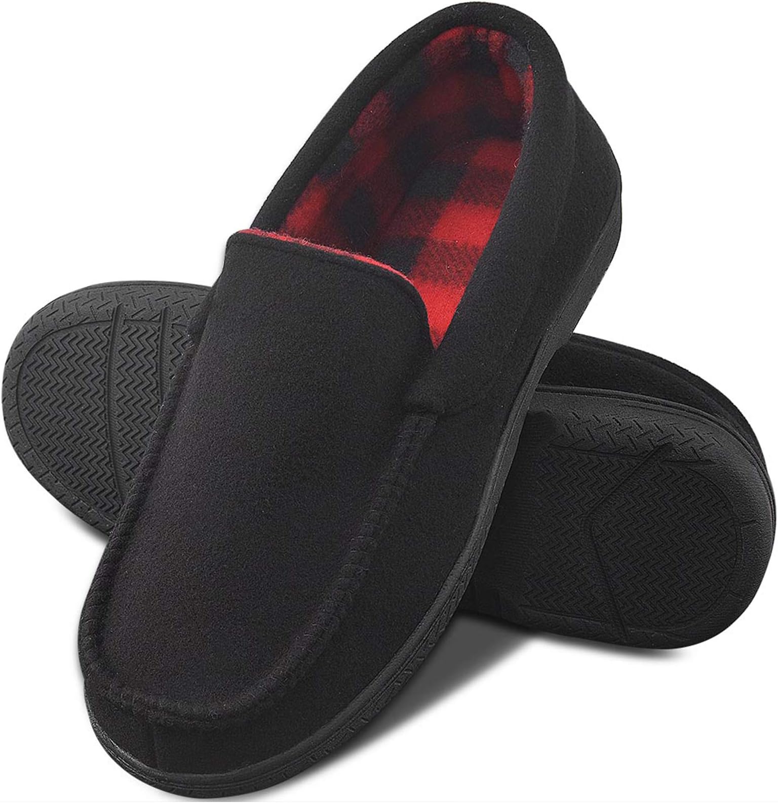 mens moccasin house shoes