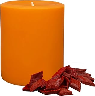 Orange Candle Dye - Made in The USA - Premium Colorants - Highly Concentrated - Popular Colors for Paraffin or Soy Wax - Great for Professionals or Hobbyist - 10 Dye Chips