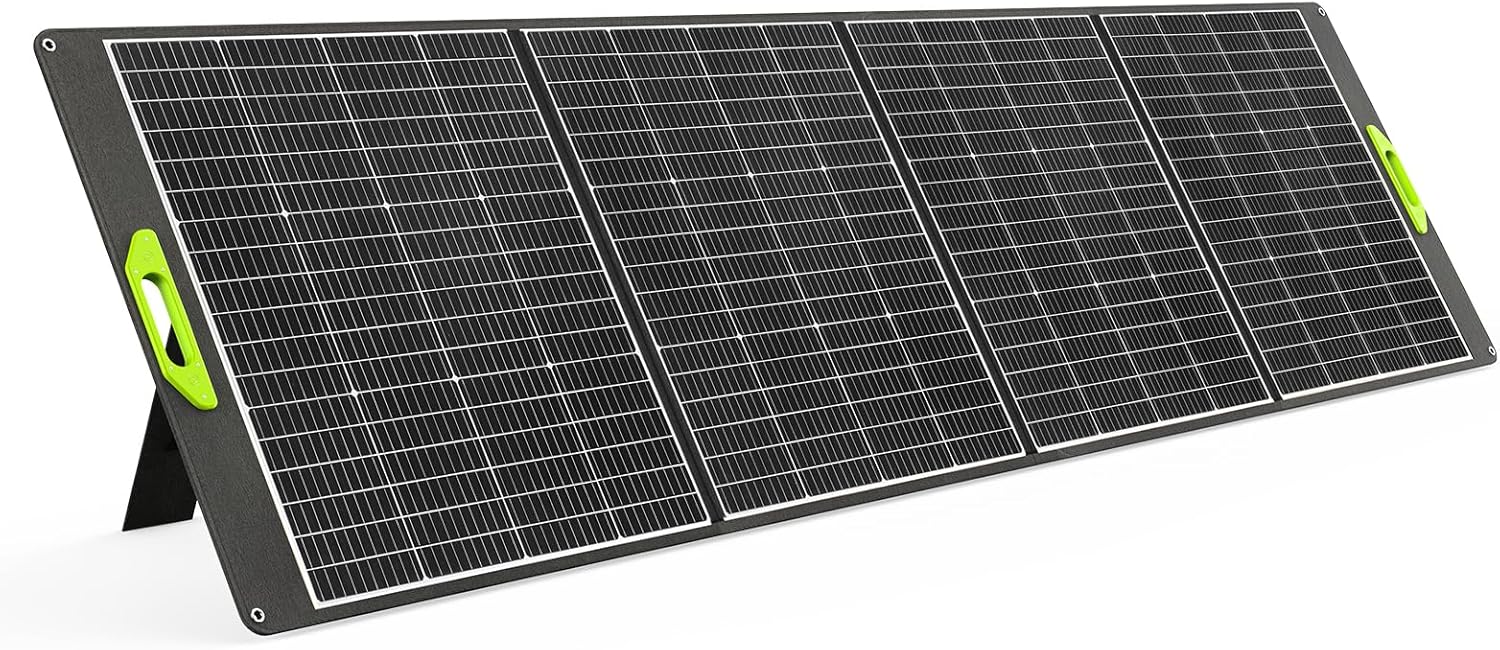 EENOUR ソーラーパネル 400W 折りたたみ 動作電圧 高出力 ETFE素材 単結晶シリコン MC4コネクタ 高変換効率 太陽光発電 ソーラーチャージャー 省エネ 節電対策 キャンプ 車中泊 アウトドア 停電時に 防災グッズ