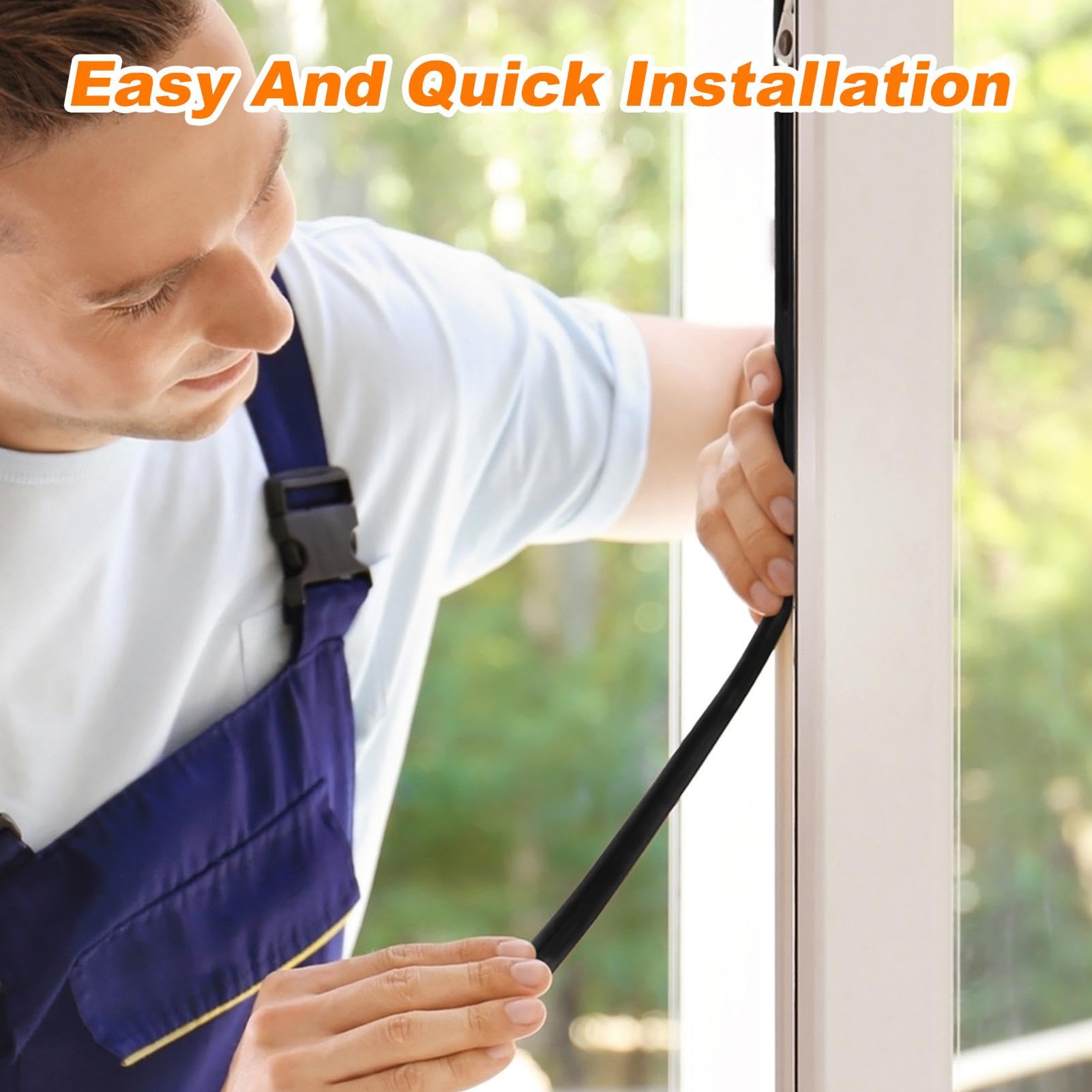 Nastro Sigillante Meteo paraspifferi silicone termico porta inverno | impermeabile Nastro Isolante per Finestre Pellicola Isolante Termica Clima Freddo Casa Hotel Bagno Camera da Cucina