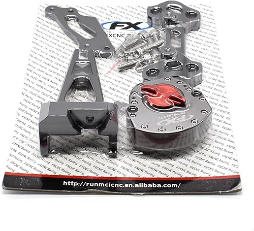 Miniatura 2 de Estabilizador de amortiguador de dirección de motocicleta con soporte de montaje compatible con MT-09 MT09  Street Rally FZ-09 2014 2015 2016 2017