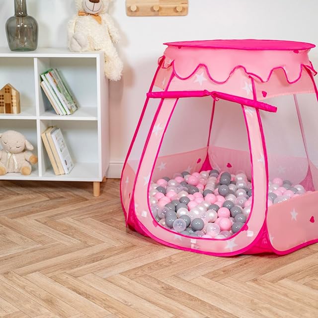 Foto 3 de 7 de Selonis Tienda 105X90cm/100 Bolas De Campaña/Castilo Plegable con Bolas 6Cm para Niños