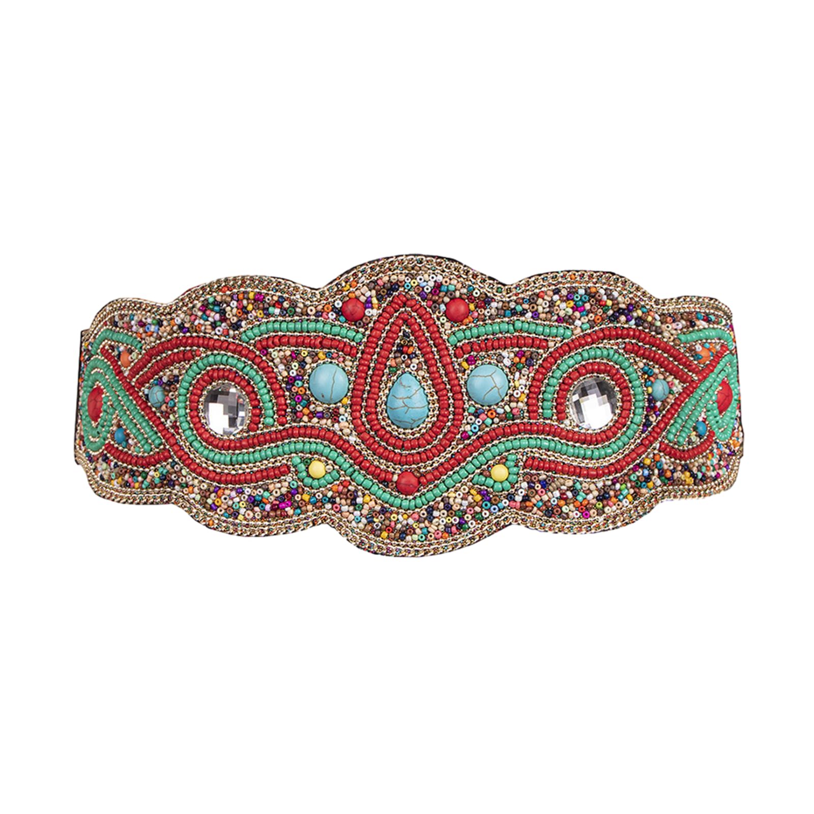 DIIOOMIEEU Bohemian-Style Women Belt for Dress Turquoise 