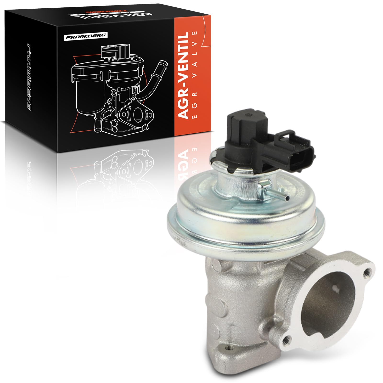 Frankberg Válvula EGR Diesel Compatible con Mondeo III Turnier BWY 2.0L Mondeo III B5Y 2.0L Transit Bus FB FC FD FS FZ 2.0L Mondeo III Berlina B4Y 2.0L Transit Furgoneta FA 2.0L Replace# 2S7Q-9D475-AD