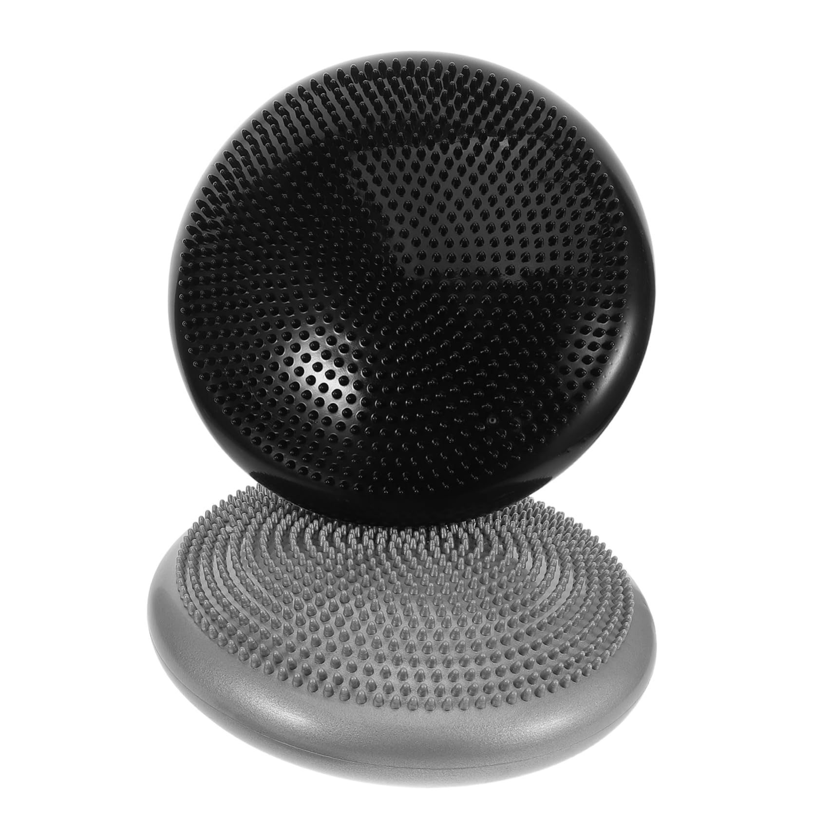 Abaodam 2pièces Ballon De Yoga Rond Coussin Équilibre Gonflable Support Antidérapant Pour Salle De Sport Ou Maison Base Ronde Pour Exercices Et Yoga