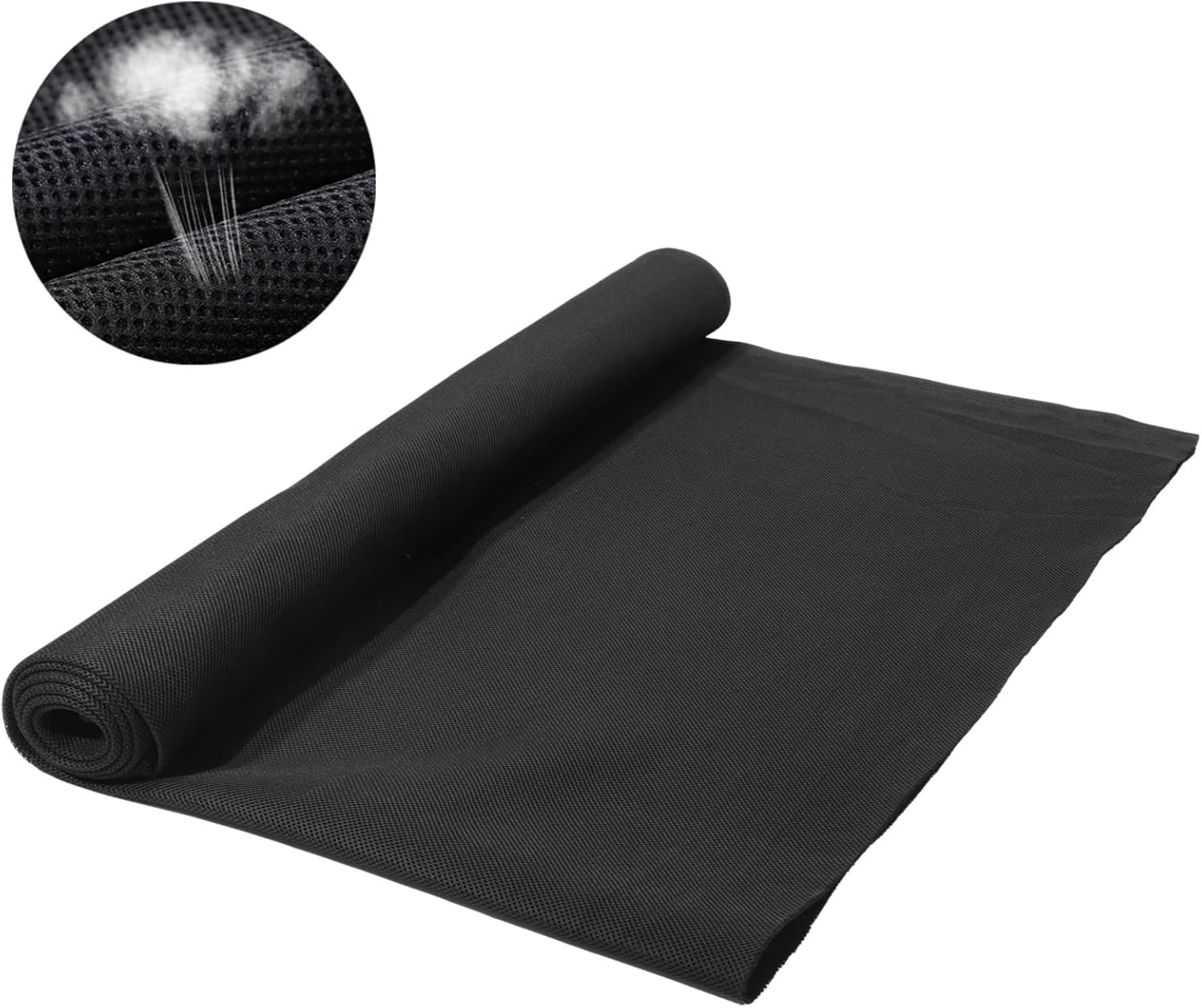 Breathable Mattress Underlay, 94.5×86.6" Meshfiber Pad, Ventilated 3D Airflow Design, Portable Under Mattress Pad for RV, Boat, and Camper Use